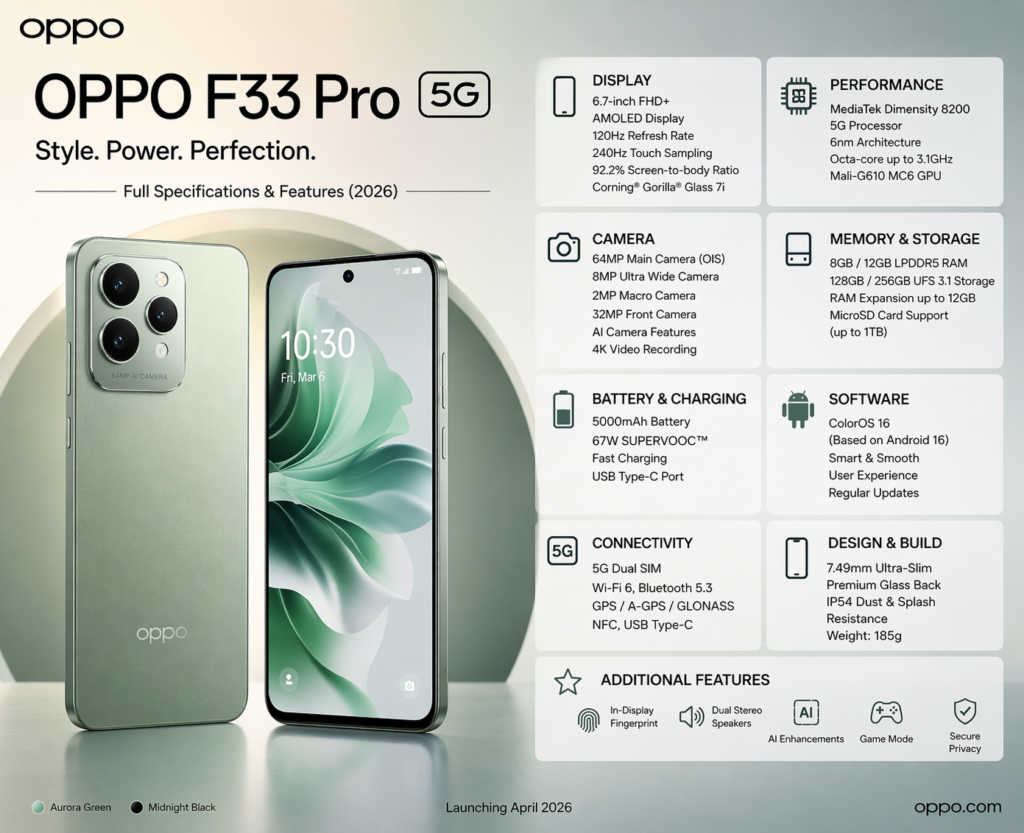 Oppo F33 Pro
