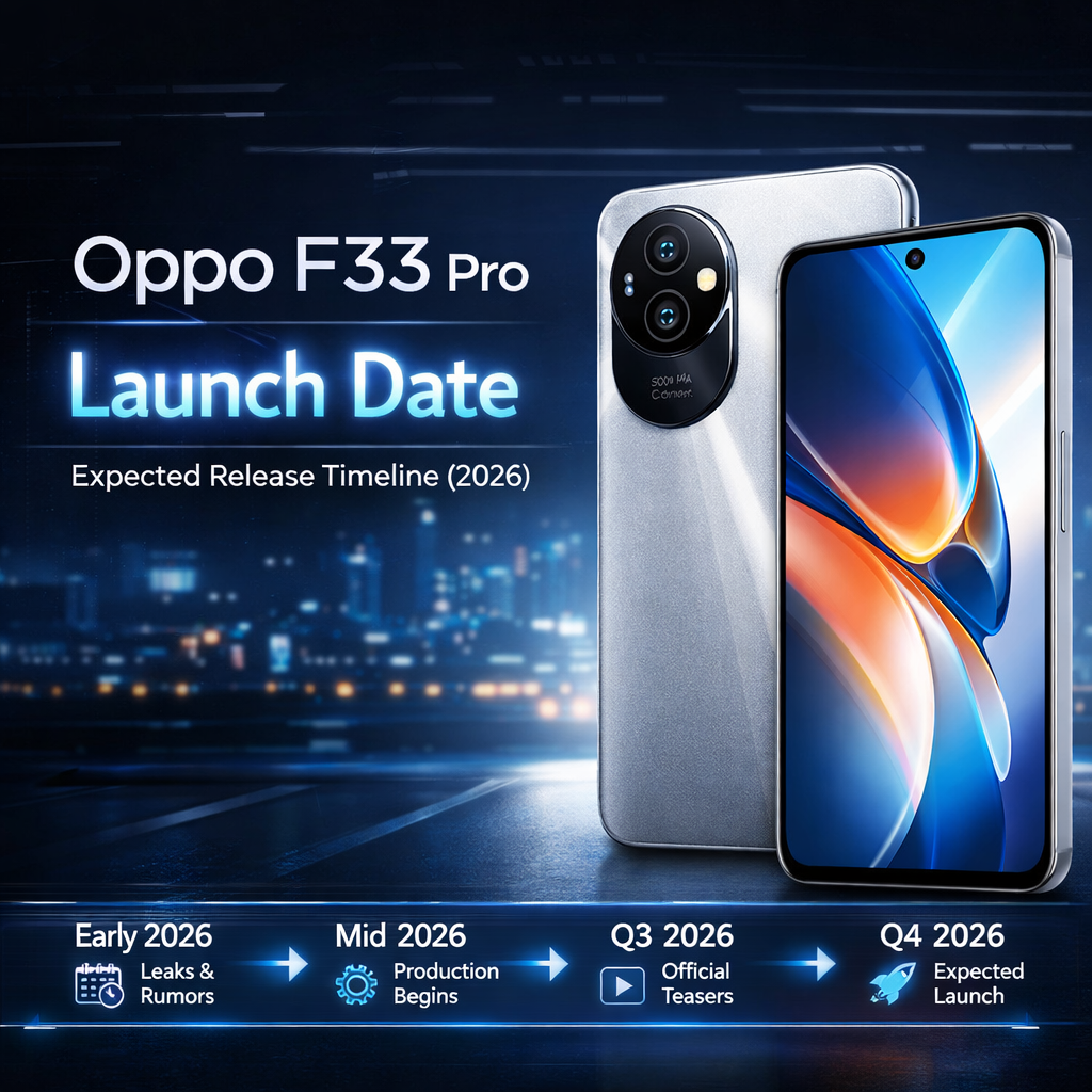 Oppo F33 Pro Launch Date