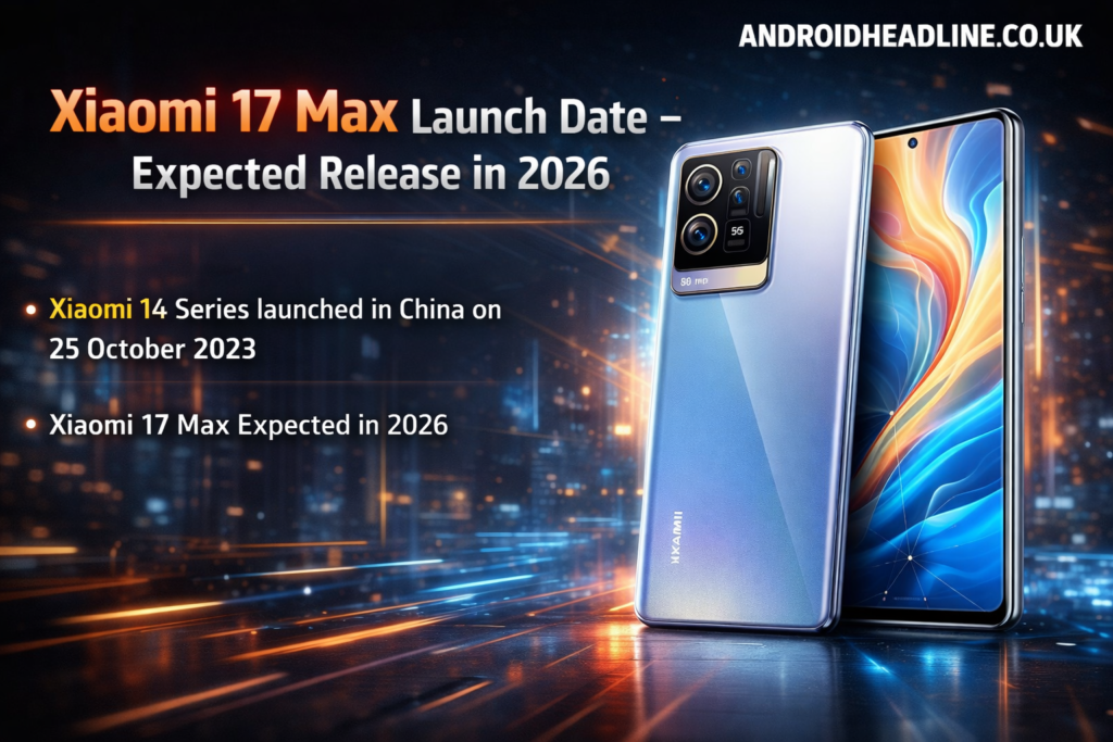 Xiaomi 17 Max launch date