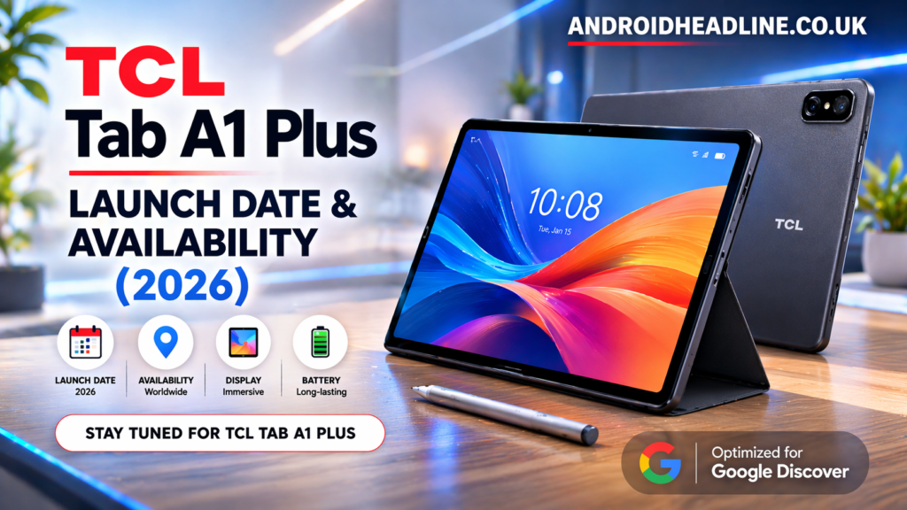 TCL Tab A1 Plus officially launched in April 2026 