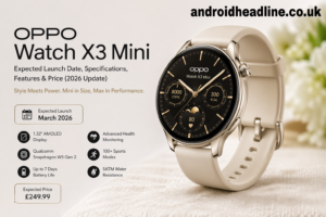 Oppo Watch X3 Mini: Expected Launch Date, Specifications, Features & Price (2026 Update)