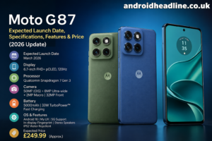 Moto G87: Expected Launch Date, Specifications, Features & Price (2026 Update)