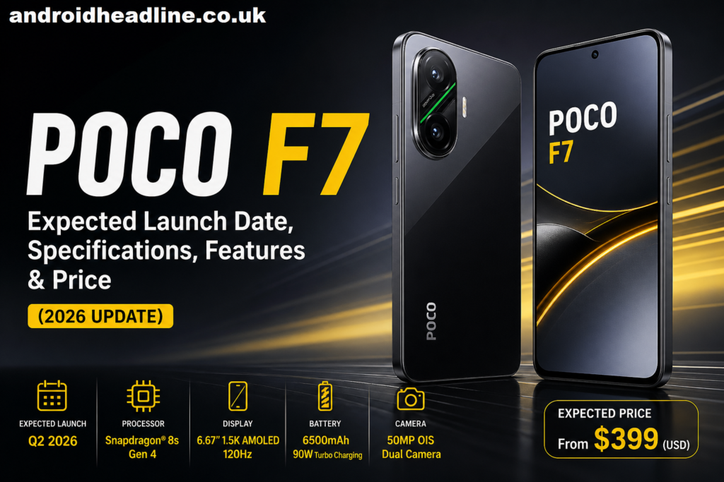 POCO F7 Expected Launch Date, Specifications, Features & Price (2026 Update)
