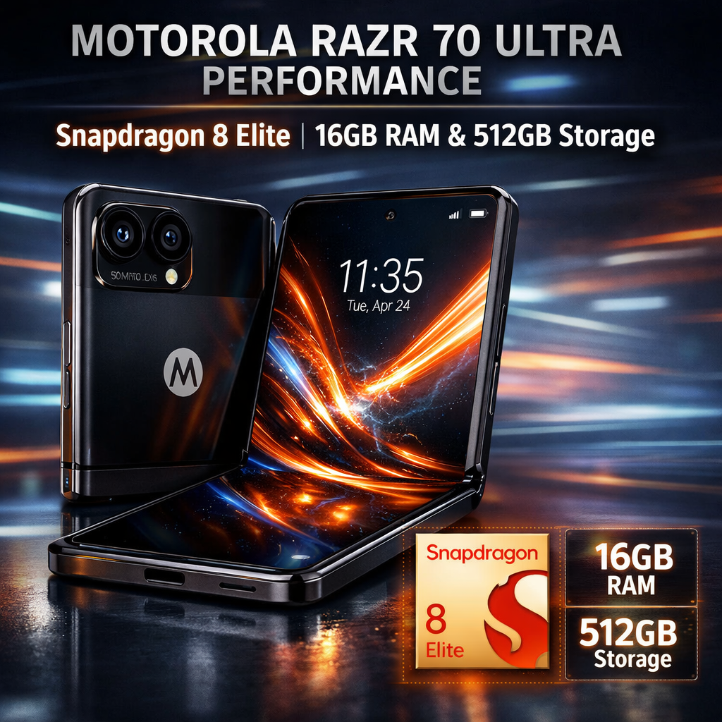 Motorola Razr 70 Ultra in focus