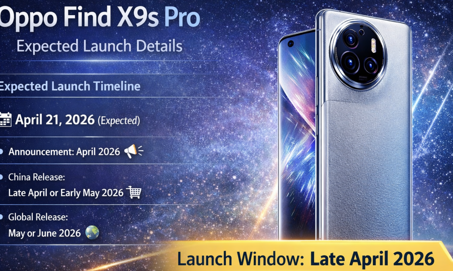 Oppo Find X9s Pro Launch Date – Complete Details