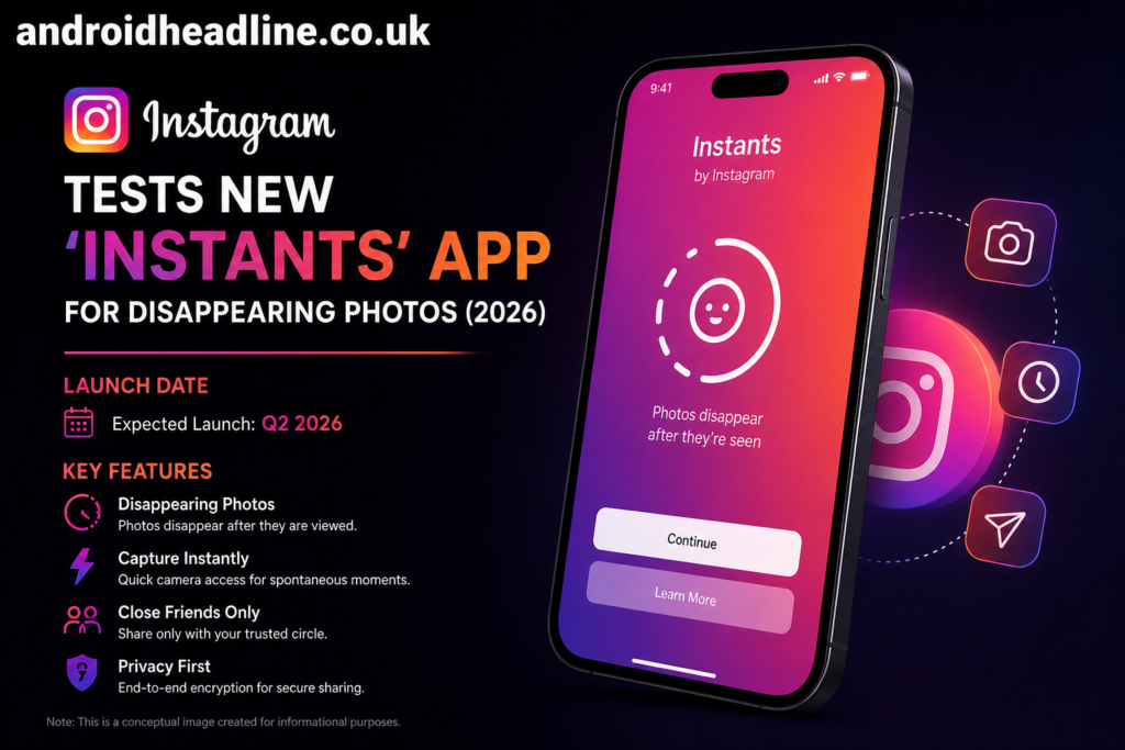 Instagram Instants App (2026): Launch Date, Features & Disappearing Photos Explained