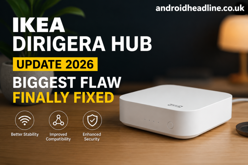 IKEA Dirigera Hub Update 2026: Biggest Flaw Fixed, Full Specs & Features Explained