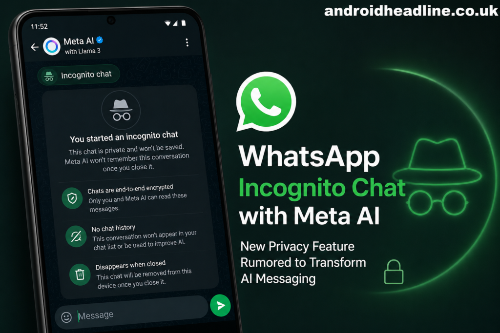 WhatsApp Incognito Chat with Meta AI: New Private AI Feature Rumored for 2026