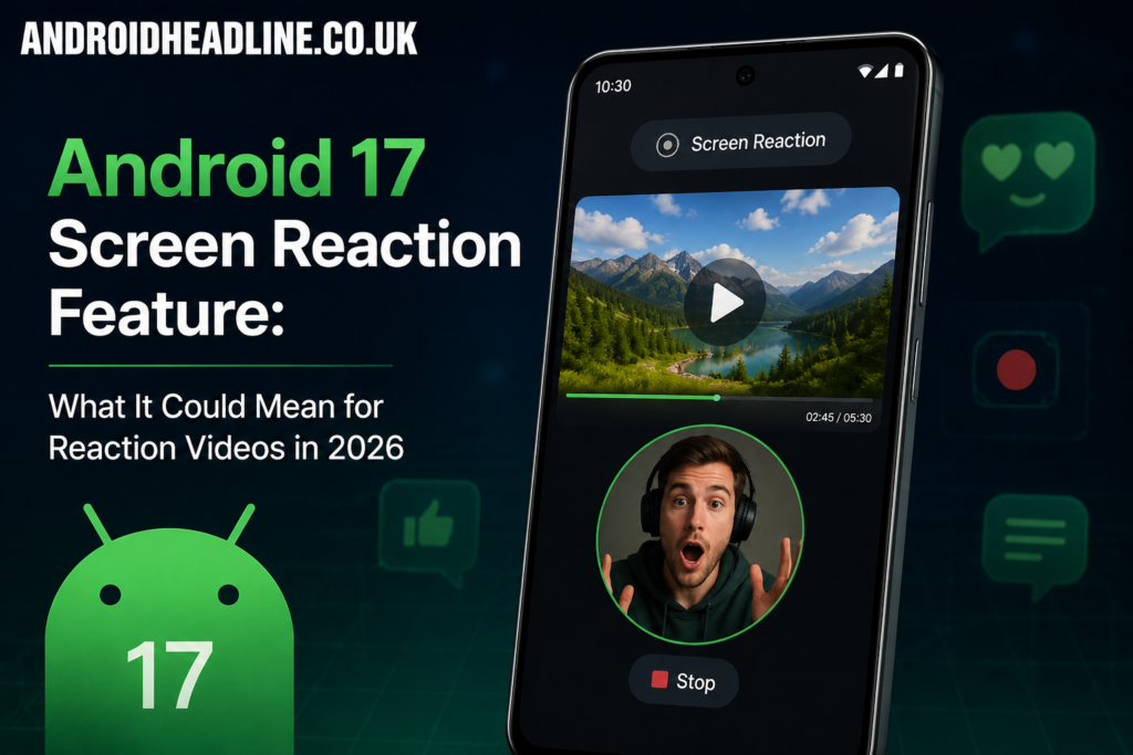 Android 17 Screen Reaction Feature: What It Is, Launch Date & Expected AI Tools
