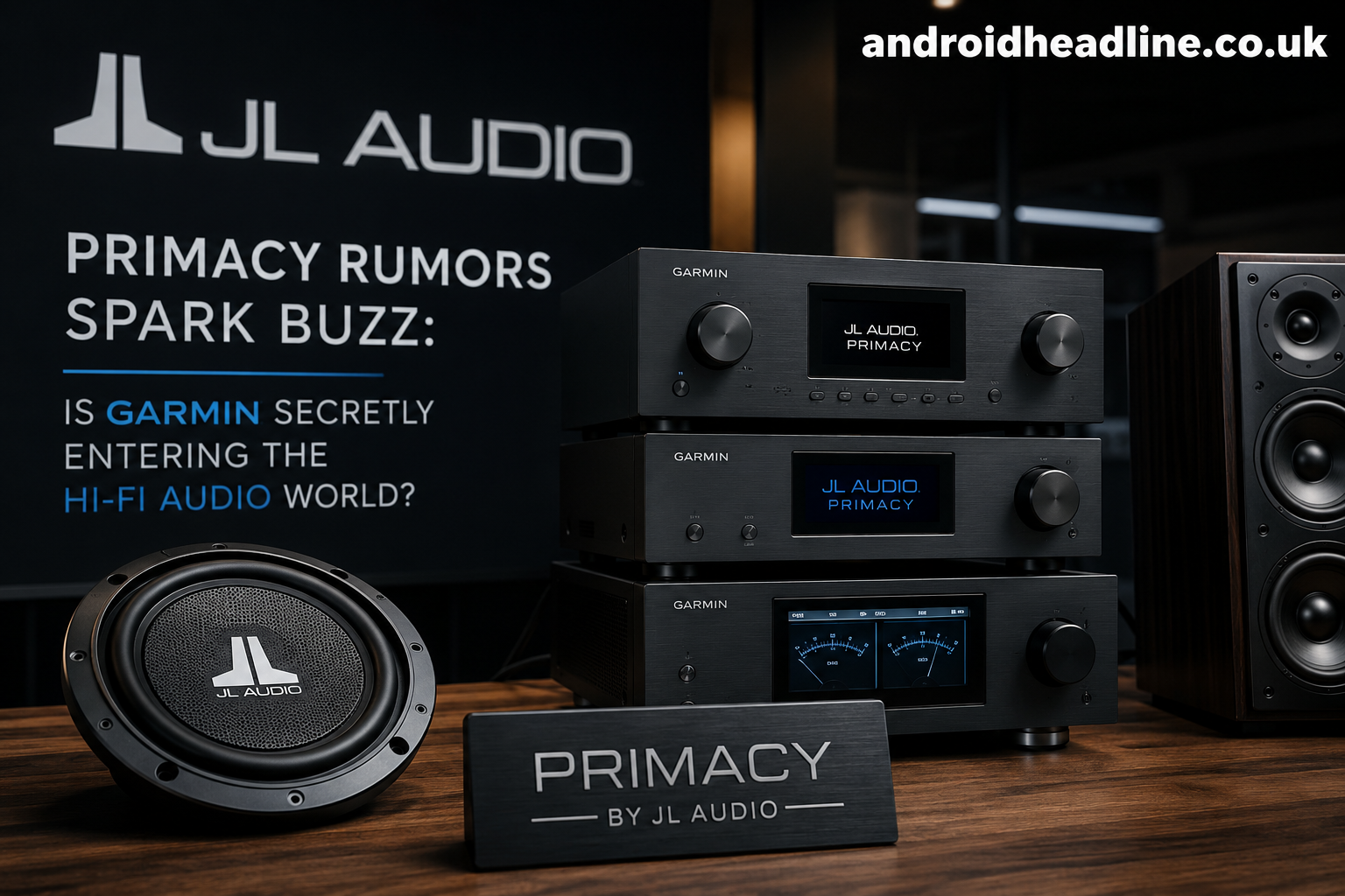 JL Audio Primacy Rumors Spark Buzz: Is Garmin Secretly Entering the Hi-Fi Audio World?