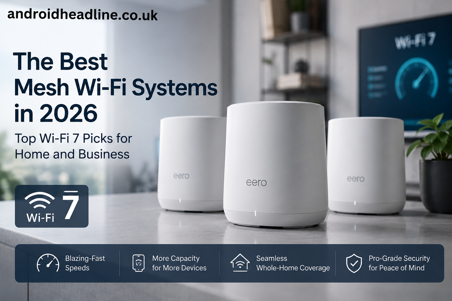 The Best Mesh Wi-Fi Systems in 2026: Top Wi-Fi 7 Picks for Home and Business