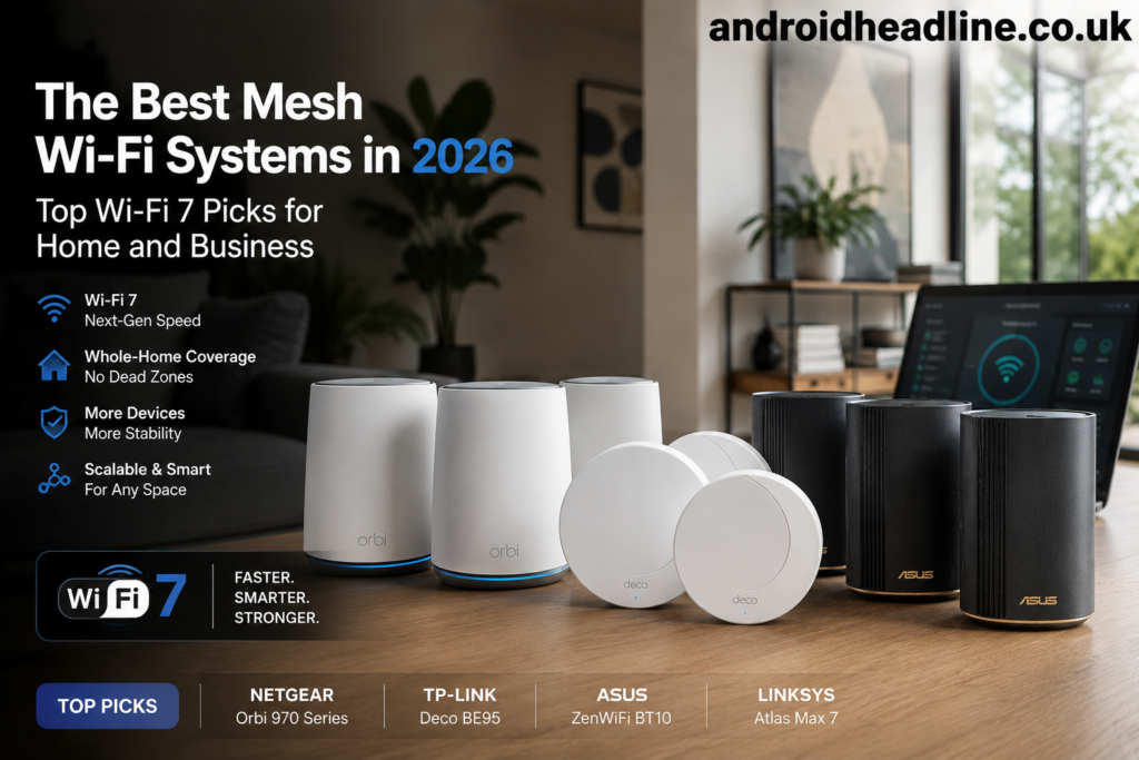 Best Mesh Wi-Fi Systems in 2026: Fastest Wi-Fi 7 Routers for Home & Office