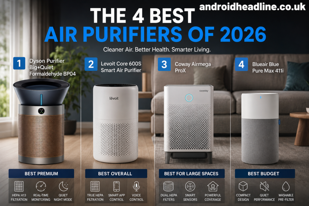 The 4 Best Air Purifiers of 2026 – Top Smart Picks for Clean Air