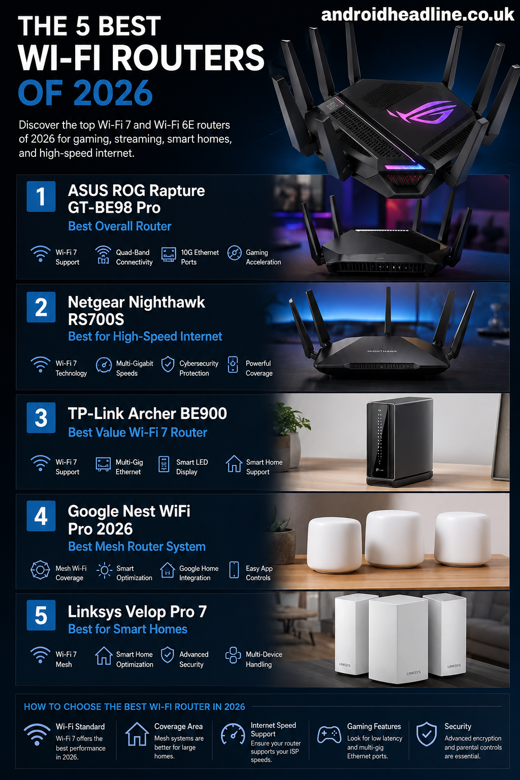 The 5 Best Wi-Fi Routers of 2026 | Fastest Wi-Fi 7 Routers Reviewed
