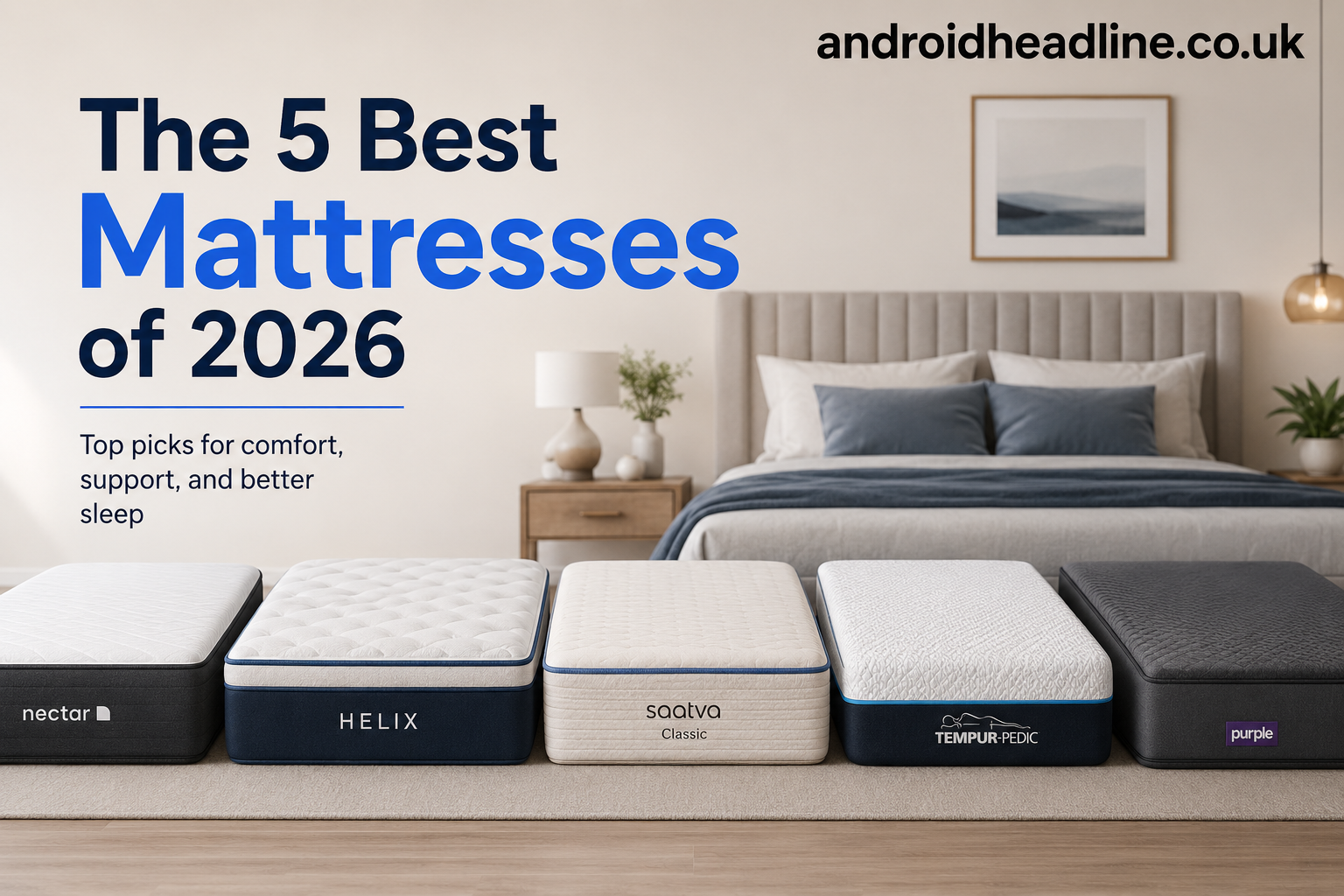 The 5 Best Mattresses of 2026
