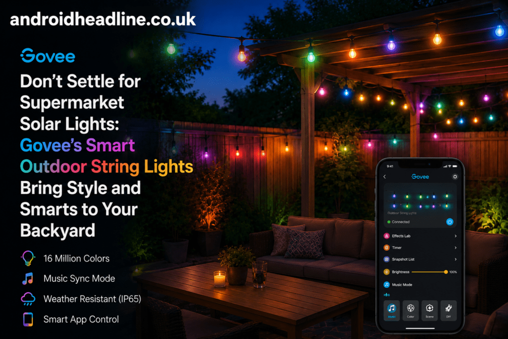 Govee Smart Outdoor String Lights Offer a Stylish Upgrade Over Cheap Solar Lights