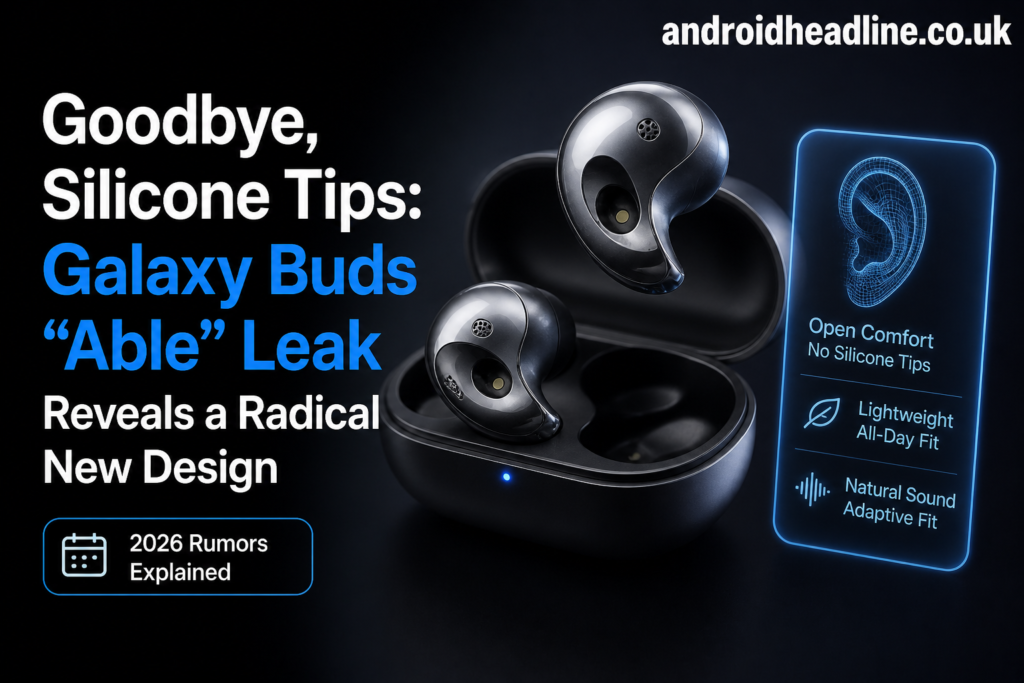 Galaxy Buds Able Leak: New Silicone-Free Design, Features & Launch Rumors (2026)