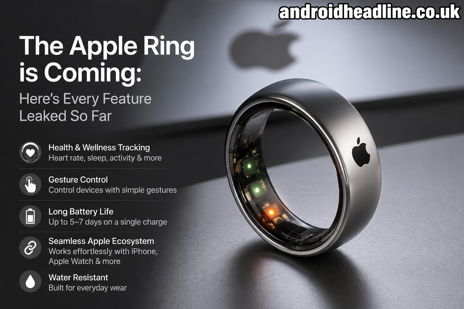 Apple Ring Coming Soon: Leaked Features, Specs & Expected Launch Timeline (2026–2027)