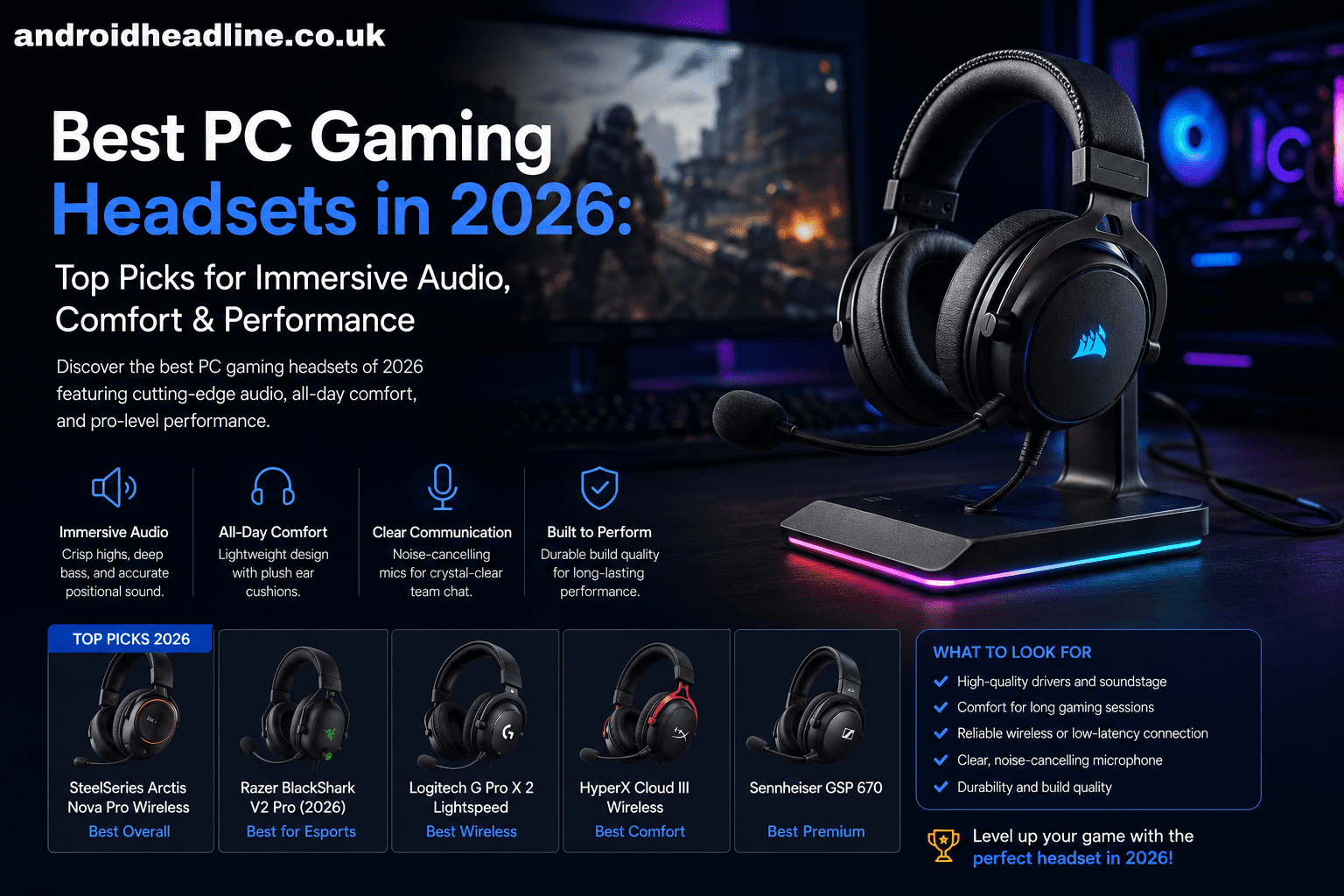 Best PC Gaming Headsets in 2026: Top Picks & Reviews