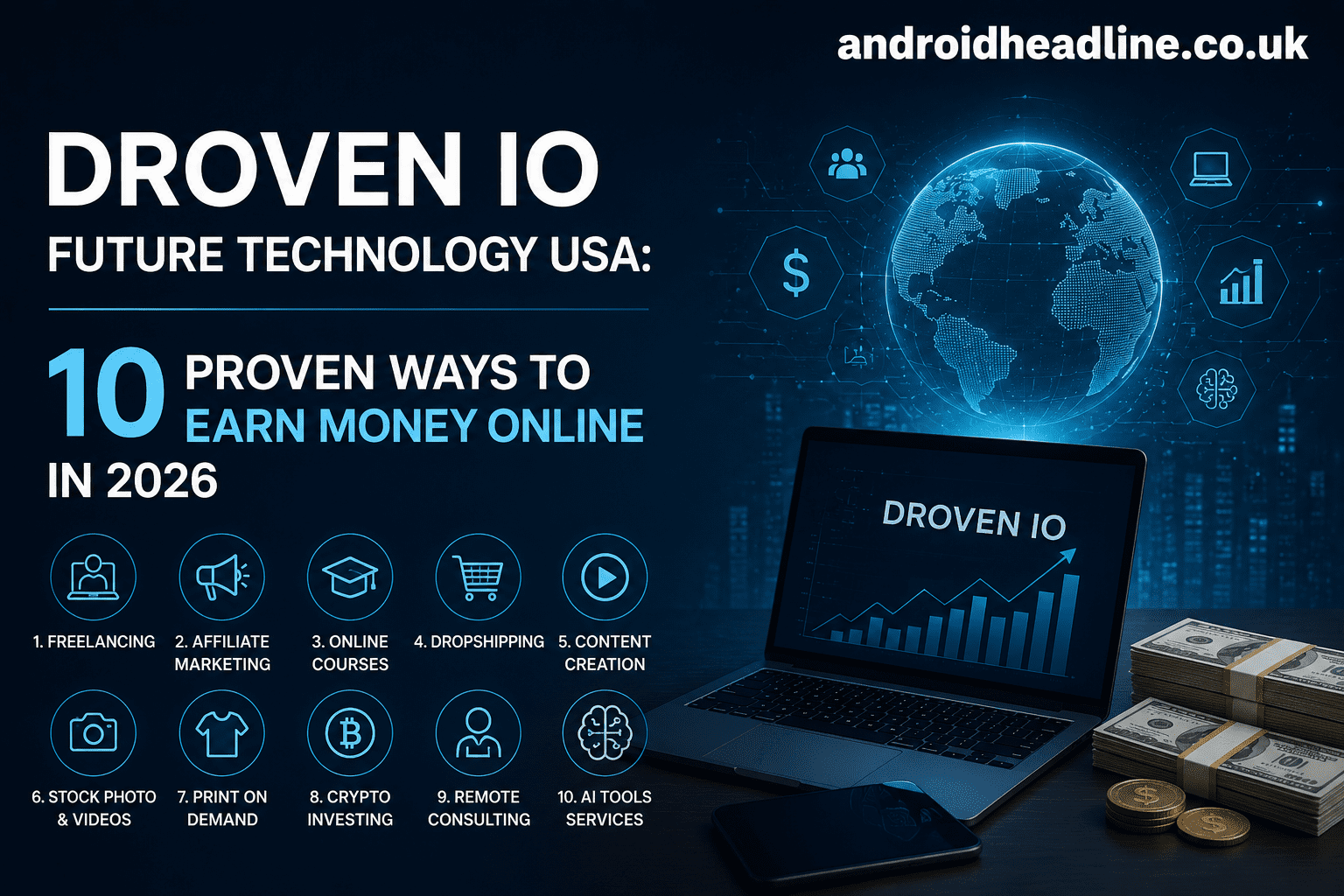 Droven IO Future Technology USA: 10 Proven Ways to Earn Money Online in 2026