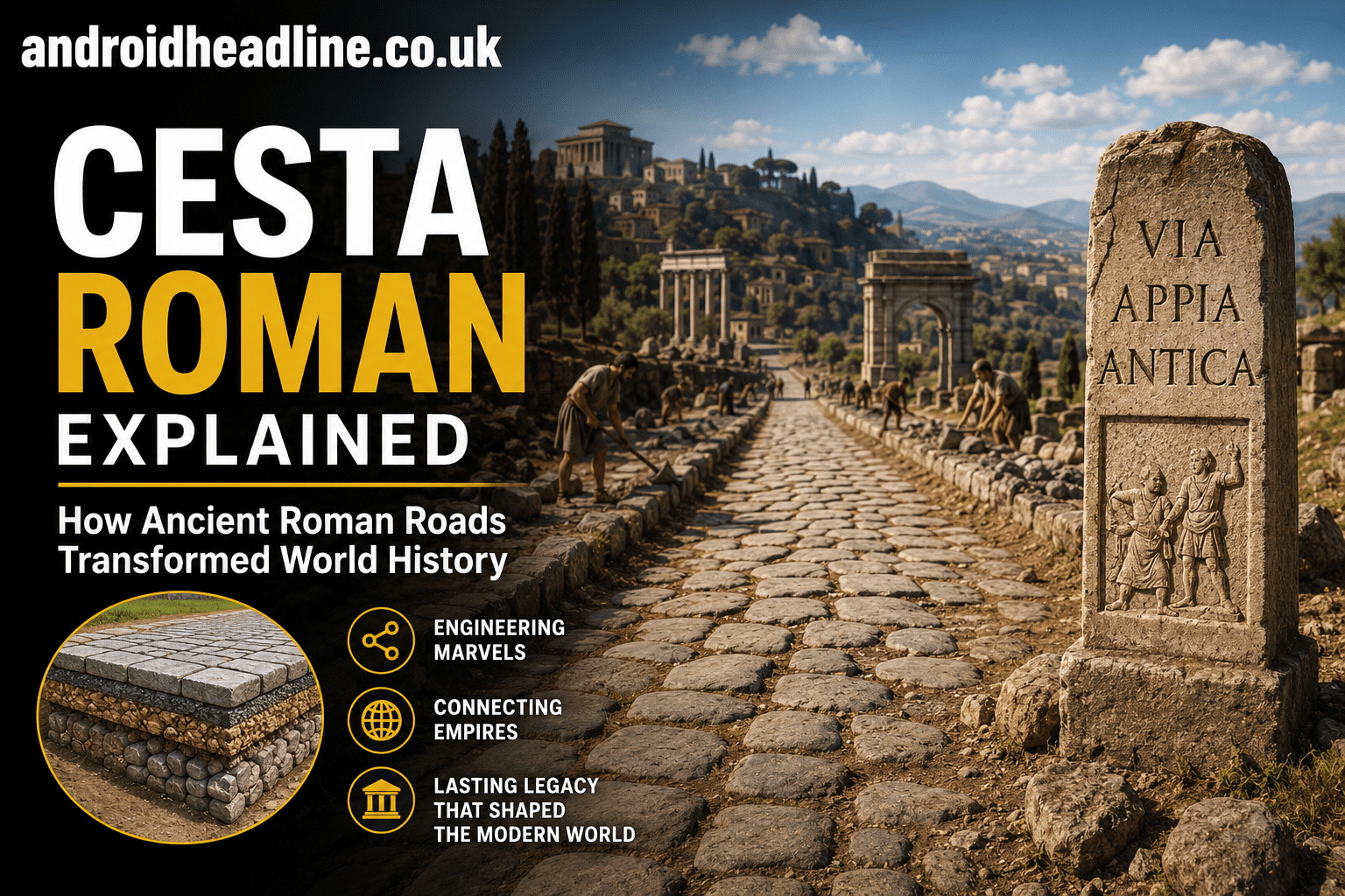 Cesta Roman Explained: How Ancient Roman Roads Transformed World History