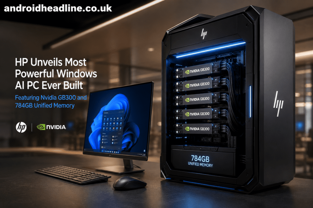 HP Unveils Most Powerful Windows AI PC Ever Built Featuring Nvidia GB300 and 784GB Unified Memory