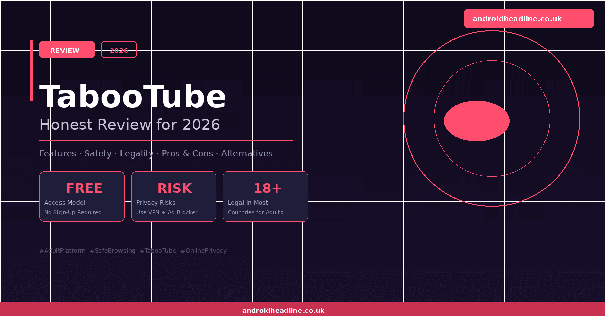 TabooTube Review 2026: Features, Pros & Alternatives