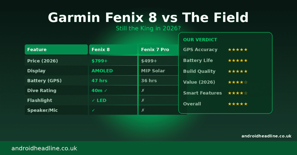 Garmin Fenix 8 Review 2026: Is It Worth Buying?