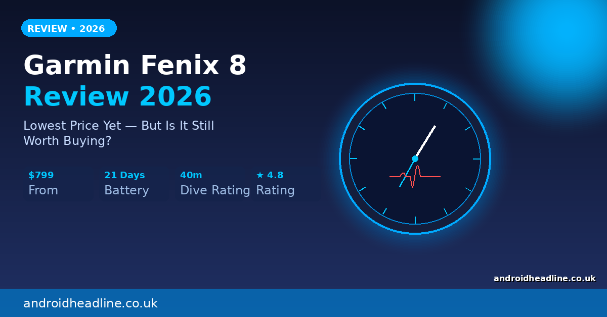Garmin Fenix 8 Review 2026: Is It Worth Buying?