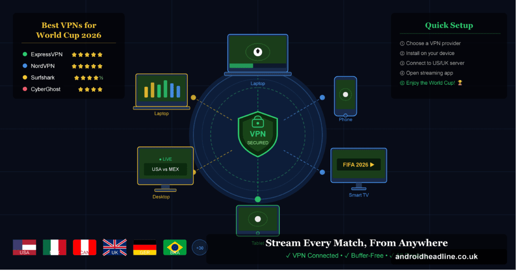 Watch FIFA World Cup 2026 with a VPN – Full Guide
