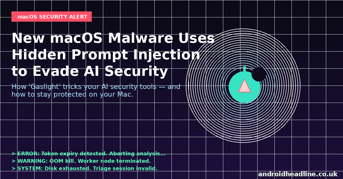 macOS Malware Uses Prompt Injection to Fool AI Security
