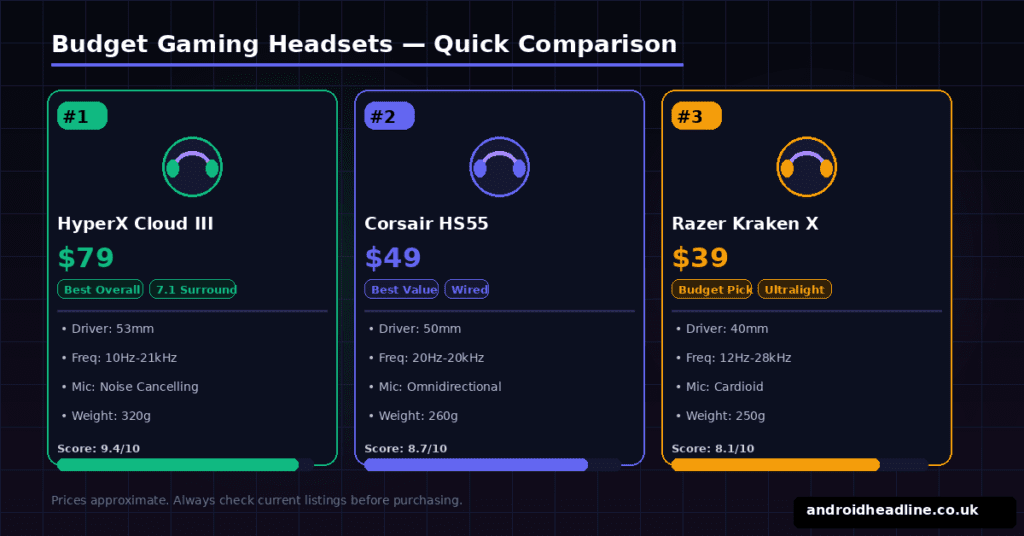 Best Budget Gaming Headsets 2026 | Top Picks