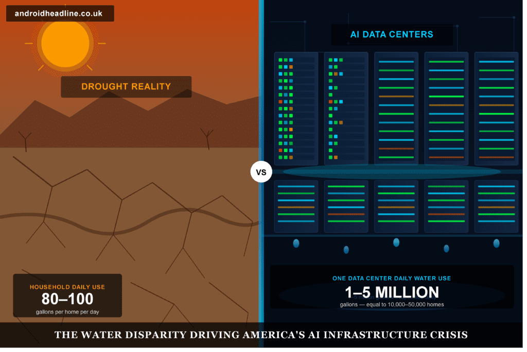 AI Data Centers in US Drought Zones: Water & Power Crisis