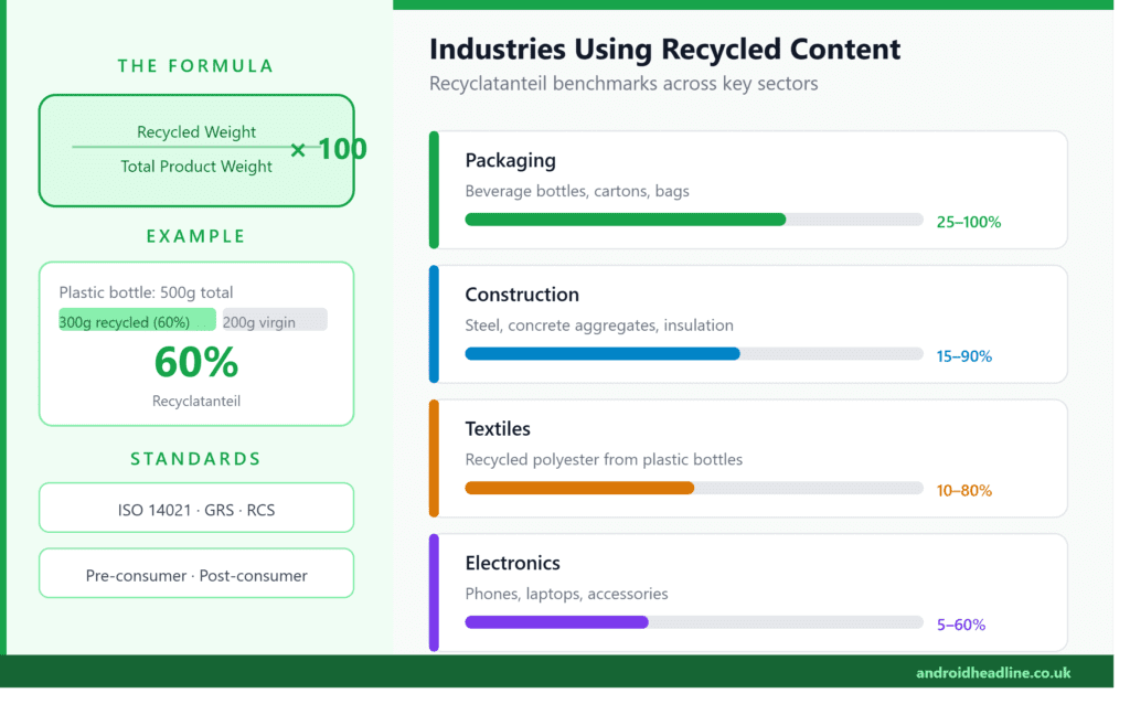 Recyclatanteil Explained: Calculate Recycled Content