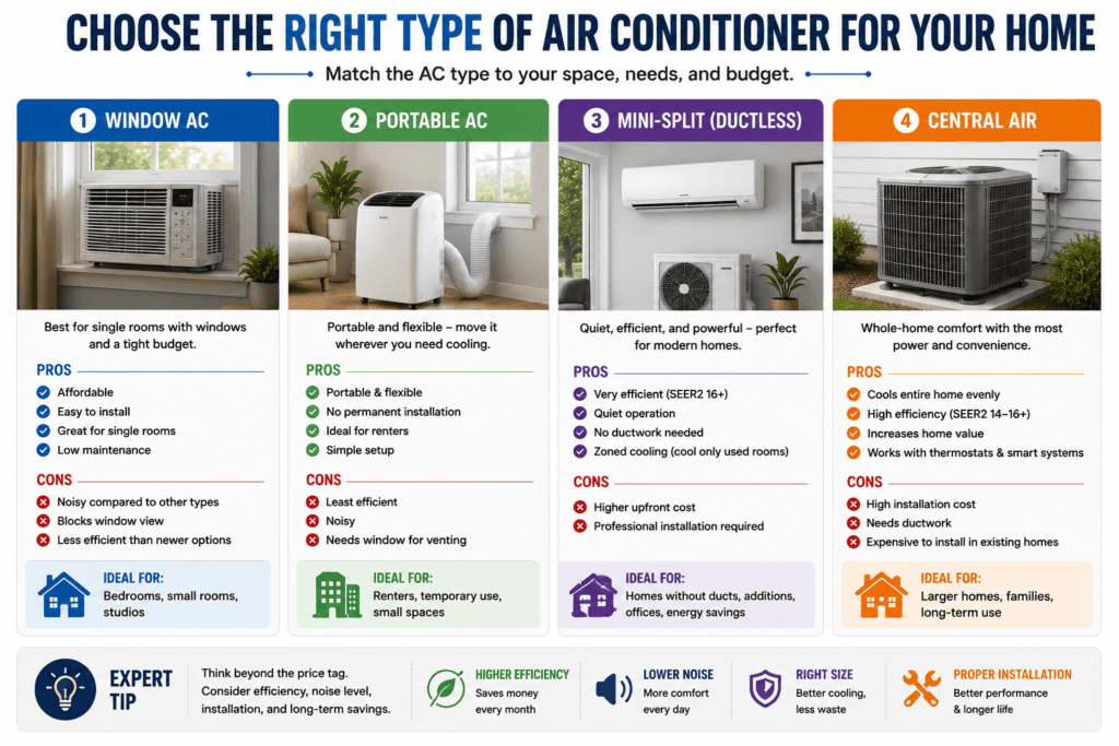 Buying an Air Conditioner? 3 Things to Check First (2026)