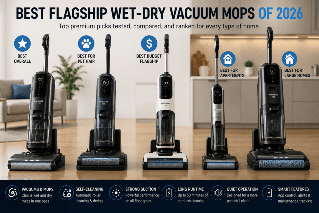 Best Flagship Wet-Dry Vacuum Mops of 2026 (Reviewed)