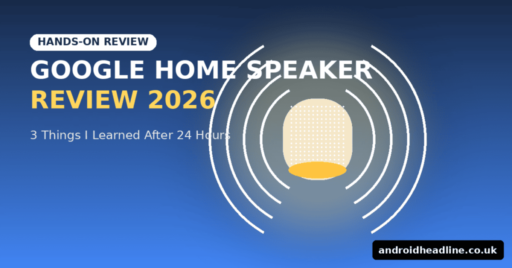 Google Home Speaker Review 2026: 3 Things I Learned After 24 Hours